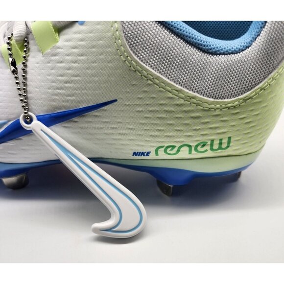 Nike Women's Hyperdiamond 4 Pro Metal Fastpitch Softball Cleats FQ7729-100 - Picture 9 of 12